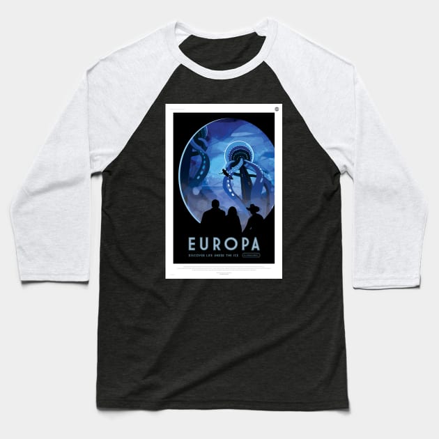 Europa Baseball T-Shirt by headrubble